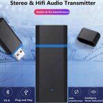 Rcepteur / transmetteur audio stro sans fil, compatible bluetooth 5. 0, jack 3. 5mm, pour tlvision, ...