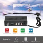 Rcepteur tv numrique dvb t2, dcodeur 1080p, tuner terrestre