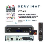 Rcepteur tv satellite full hd - servimat vega ii + carte d'accs tntsat v6 - astra 19. 2, time shift, ...