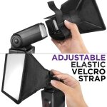Rflecteur de flash slr, mini bote  lumire, diffuseur de photo carr, bote souple pour canon, nikon, ...