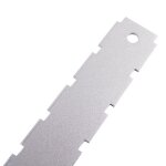 R�gle de guitare electrique, manche de frettes, bord droit crant�, outil de luthier