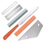 R�gle de nivellement de guitare joint frets file, guitar tool set, pierre de pon�age, 3 - en - 1