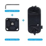 Rinitialisation de ceinture de taille pour appareil photo, support de plaque en v  dgagement rapide, ...