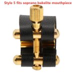 Réinitialisation de fixation pour saxophone, alto, ténor, soprano, bec en bakélite Réinitialisation de fixation pour saxophone, alto, ténor, soprano, bec en bakélite