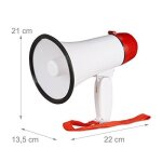 Relaxdays stade mégaphone, serre - joint, ole, d'un son funny, fête, 10 w, plastique, h x l x pâ?â¯: ... Relaxdays stade mégaphone, serre - joint, ole, d'un son funny, fête, 10 w, plastique, h x l x pâ?â¯: ...