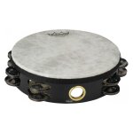 Remo ta - 5208 - 70 - tambourin 08 avec 2 rangées de 8 cymbalettes avec peau non - accordable Remo ta - 5208 - 70 - tambourin 08 avec 2 rangées de 8 cymbalettes avec peau non - accordable