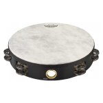 Remo ta - 5210 - 70 - tambourin 10 avec 2 rangées de 8 cymbalettes avec peau non - accordable Remo ta - 5210 - 70 - tambourin 10 avec 2 rangées de 8 cymbalettes avec peau non - accordable
