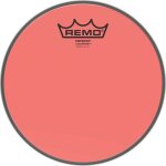 Remo be - 0308 - ct - rd - peau de frappe emperor colortone, rouge, 8