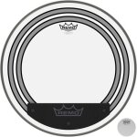 Remo pw - 1318 - 00 - peau powersonic transparente 18  pour grosse caisse, avec anneaux internes