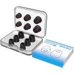 Remplacement ecouteurs embouts, mousse m�moire 12 pi�ces de forme 4. 5mm - 6. 3mm pour jaybird, beats, ...