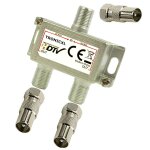 R�partiteur 2 voies bk c�ble repartiteur d'antenne tv antenne satellite pour tnt t�l�vision par c�ble ...
