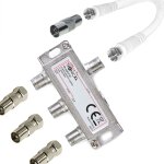 Répartiteur répartiteur 3 voies 3d 4k hd pour antenne virgin media sat sky telewest eurovox starview ... Répartiteur répartiteur 3 voies 3d 4k hd pour antenne virgin media sat sky telewest eurovox starview ...