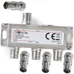 R�partiteur 3 voies bk c�ble repartiteur d'antenne tv antenne satellite pour tnt t�l�vision par c�ble ...