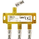 Répartiteur d'antenne 3 voies bk catv à large bande 3 prises tv souple pour télévision par câble dvb ... Répartiteur d'antenne 3 voies bk catv à large bande 3 prises tv souple pour télévision par câble dvb ...