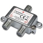 R�partiteur antenne tv tnt 2 sorties fiche f, splitter, coupleur pour 2 t�l�viseurs - 336112