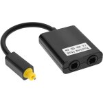 R�partiteur audio optique 1 en 2 adaptateur de c�ble toslink convertisseur pour lecteurs cd lecteurs ...