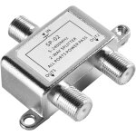 R�partiteur sat / bk 5 - 2400 mhz 2 voies (2 voies) r�partiteur satellite pour tv et radio, hdtv / uhd ...