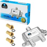 R�partiteur sat - bk - fm - r�partiteur 2 voies - 5 - 2400 mhz - num�rique analogique - compatible enti�rement ...