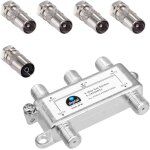 Répartiteur sat - bk - fm - 4 voies - 5 - 2400 mhz - numérique et analogique - entièrement blindé - sat ... Répartiteur sat - bk - fm - 4 voies - 5 - 2400 mhz - numérique et analogique - entièrement blindé - sat ...