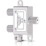 R�partiteur satellite 2 voies splitter antenne tv tnt partiteur tv interrupteur sat bk avec connecteur ...