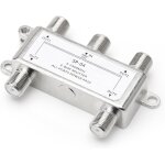 Repartiteur tv, bksat r�partiteur 4 voies, 5 - 2400 mh, compatible avec dvb - s / s2, dvb - t / t2, dvb ...