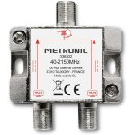 Rpartiteur tv / sat 2 sorties a fiche f blind mtal[z345]