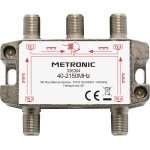 Rpartiteur tv / sat 4 sorties a fiche f blind mtal[z350]