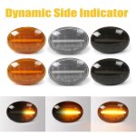 R�p�teur de feux lat�raux dynamiques, 2 pi�ces, indicateur lumineux pour bmw mini cooper r55 r56 r57 ...
