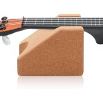 Repose manche de guitare, deux hauteurs, bois de lige, repose - cou, support de manche de guitare, outils ...