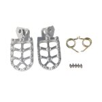 Repose - pieds et pédales pour yamaha xt 660 z, accessoire pour tenere count660z 660 r - type argent Repose - pieds et pédales pour yamaha xt 660 z, accessoire pour tenere count660z 660 r - type argent