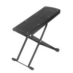 Repose - pieds rglable pour guitare, en mtal epais, 6 niveaux de hauteur en plastique pour une position ...