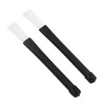 Retractable drum stick brushes nylon bristle brushes with comfortable handles
