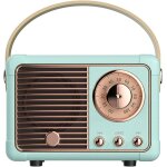 Retro bluetooth speaker, vintage speaker with old classic style, loud volume, bluetooth 5. 0 wireless ...