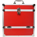 Retro musique kxrm 03 flight case rouge pour disques vinyles Retro musique kxrm 03 flight case rouge pour disques vinyles