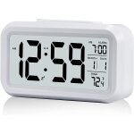 Réveil numérique, horloge à affichage led avec affichage de la température snooze capteur de luminosité ... Réveil numérique, horloge à affichage led avec affichage de la température snooze capteur de luminosité ...