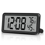 R�veil num�rique, horloge de bureau, d�corations d'horloge �lectronique lcd � piles pour chambre � coucher ...