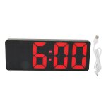 R�veil num�rique horloge de bureau �lectronique avec affichage de la temp�rature horloge led rectangulaire ...
