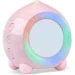 Rveil numrique, horloge de chevet led double rveil avec veilleuse, rveil pour enfants, petit rveil ...