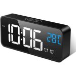Réveil numérique, horloge digitale réveil matin miroir led grand ecran aver température / snooze / 2 ... Réveil numérique, horloge digitale réveil matin miroir led grand ecran aver température / snooze / 2 ...