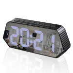 Réveil numérique, horloge numérique avec grand écran, machine à bruit blanc, pour chambre à coucher et ... Réveil numérique, horloge numérique avec grand écran, machine à bruit blanc, pour chambre à coucher et ...