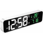 Réveil numérique, horloge murale, réveil matin, miroir numérique led, grand écran avec date, température, ... Réveil numérique, horloge murale, réveil matin, miroir numérique led, grand écran avec date, température, ...