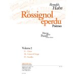 Reynaldo hahn : le rossignol eperdu vol. 2 (poemes) orient - carnet de voyage - versailles - recueil ... Reynaldo hahn : le rossignol eperdu vol. 2 (poemes) orient - carnet de voyage - versailles - recueil ...