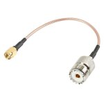 Rf rg316 pigtail cble  faible perte, sma male to uhf so - 239 connecteur d'antenne coaxial femelle