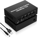 Rj45 100 / 1000mbps network lan switch 4 ports with usb power port for computer, 1 to 4 gigabit network ... Rj45 100 / 1000mbps network lan switch 4 ports with usb power port for computer, 1 to 4 gigabit network ...
