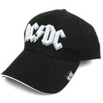 Rock off ac / dc white logo unisex casquette de baseball