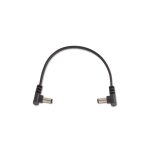 Rockboard c�ble d'alimentation plat coud� / coud� - 15 cm - black