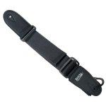 Rocktile sangle de guitare noire en nylon