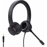 Roha ii casque filaire lger on ear 3. 5mm avec micro, cble 1, 8 m, arceau rglable, microphone flexible, ...