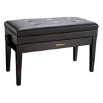 Roland rpb - d400pe - banquette pour piano - ebène poli Roland rpb - d400pe - banquette pour piano - ebène poli