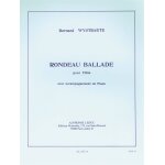 Wystraete : rondeau - ballade - recueil flûte traversière et piano 9790046261336 al26133 Wystraete : rondeau - ballade - recueil flûte traversière et piano 9790046261336 al26133